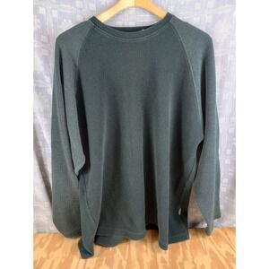 Arrow XL Men's Sweater Long Sleeve Gray Khakis By Arrow Casual Heavy Sweater‎